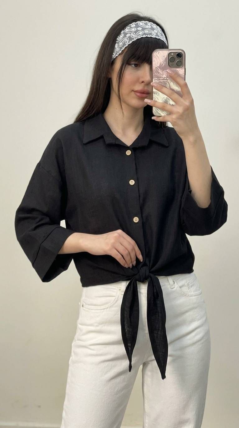 شومیز گره ای شانتون