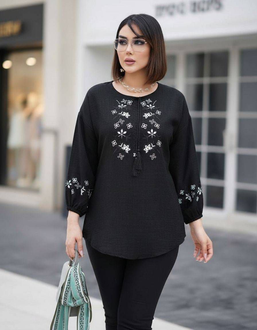 شومیز شهره جنس شانتون اعلا
