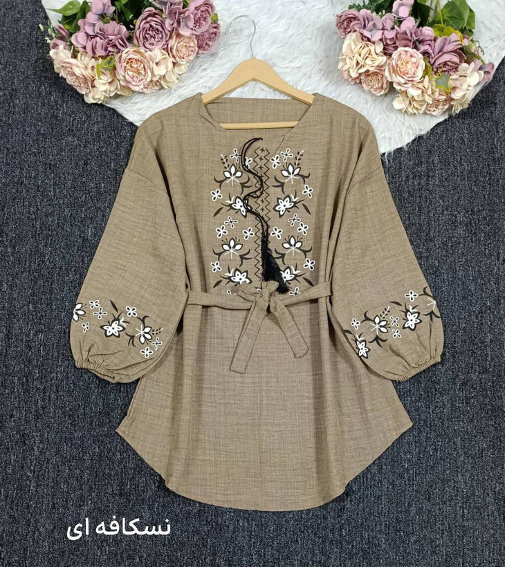 شومیز شهره جنس شانتون اعلا