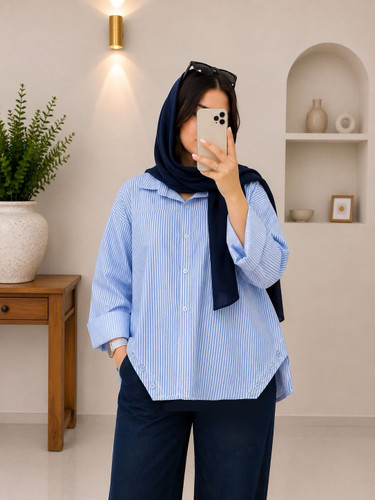 شومیز راه راه هانا