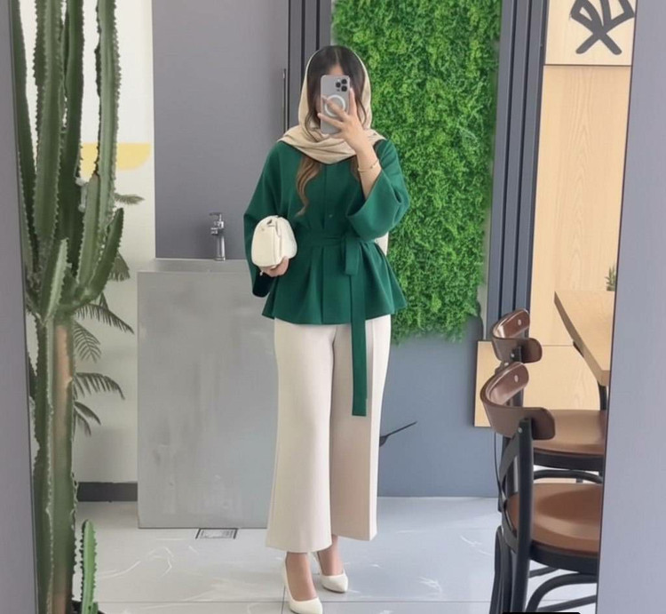 مانتو شلوار شنیا جنس مازراتی