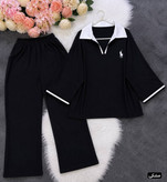 ست تیشرت شلوار polo گلکسی پنبه