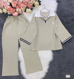 ست تیشرت شلوار polo گلکسی پنبه