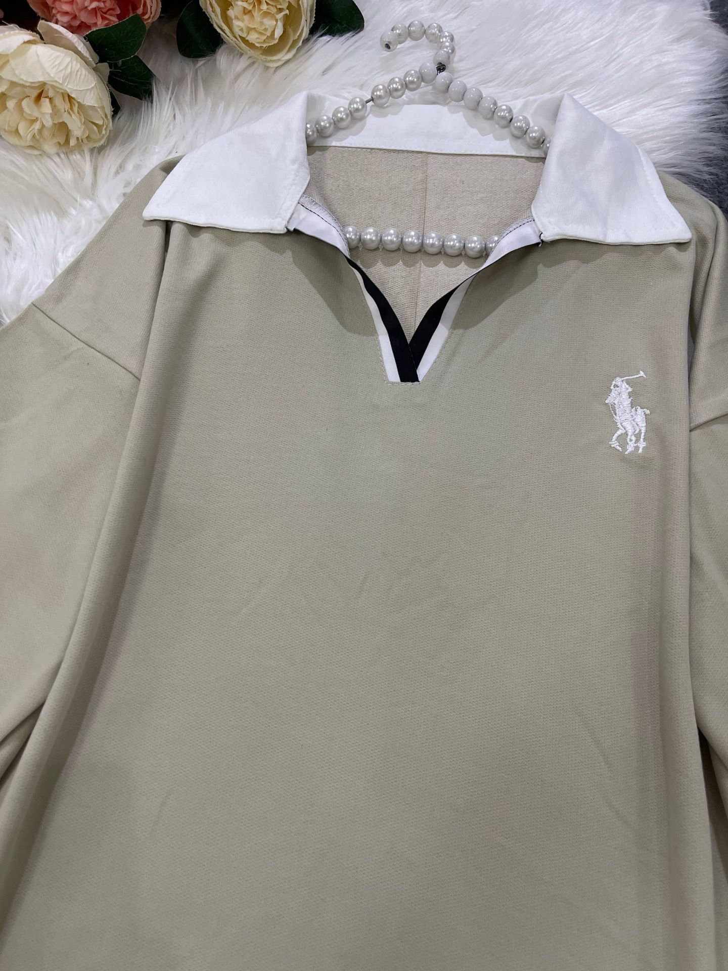 ست تیشرت شلوار polo گلکسی پنبه