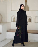 پیراهن عبایی ارکیده جنس الیزه