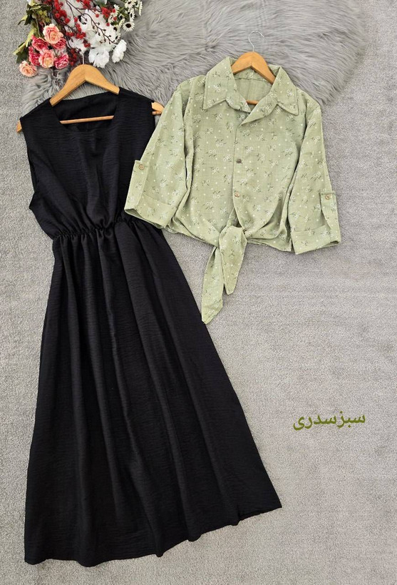 شومیز گره ای و سارافون نازنین