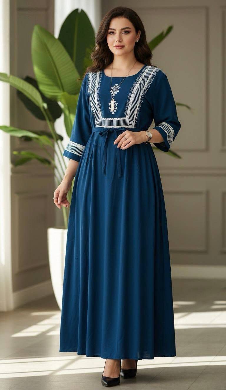 پیراهن ساحلی لینن باکیفیت