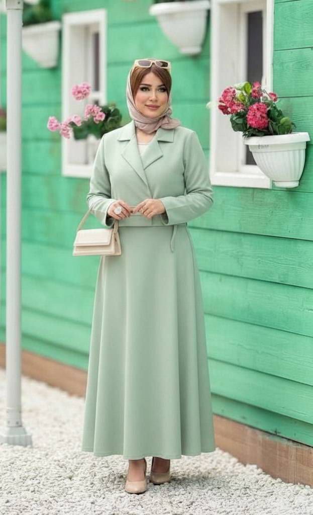 کت دامن فرحزاد جنس مازراتی