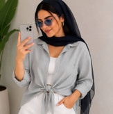 شومیز گره ای لیزری درجه یک و خنک