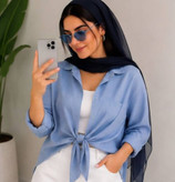 شومیز گره ای لیزری درجه یک و خنک