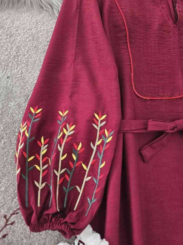 کفتان گلدوزی نرگسی جنس بابوس