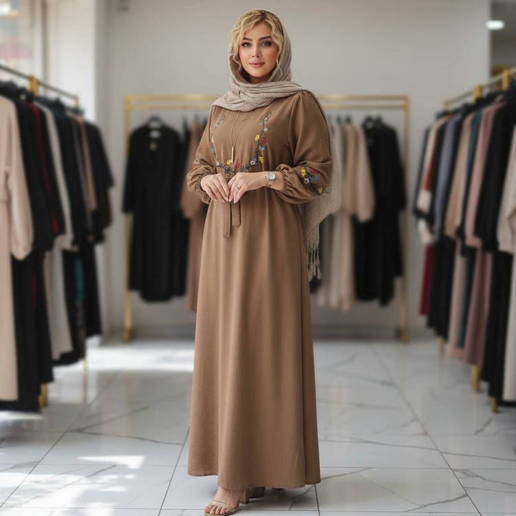 کفتان گلدوزی گلبرگ جنس بابوس