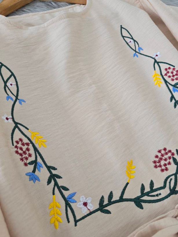 کفتان گلدوزی گلبرگ جنس بابوس