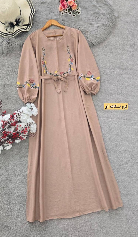 کفتان گلدوزی گلبرگ جنس بابوس