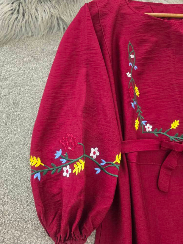 کفتان گلدوزی گلبرگ جنس بابوس