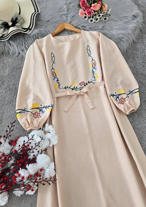 کفتان گلدوزی گلبرگ جنس بابوس