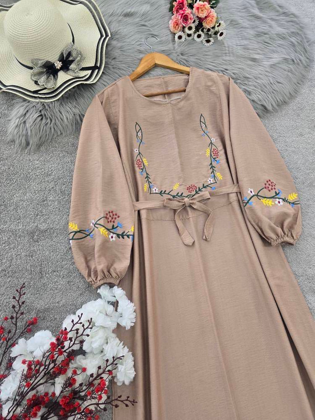 کفتان گلدوزی گلبرگ جنس بابوس
