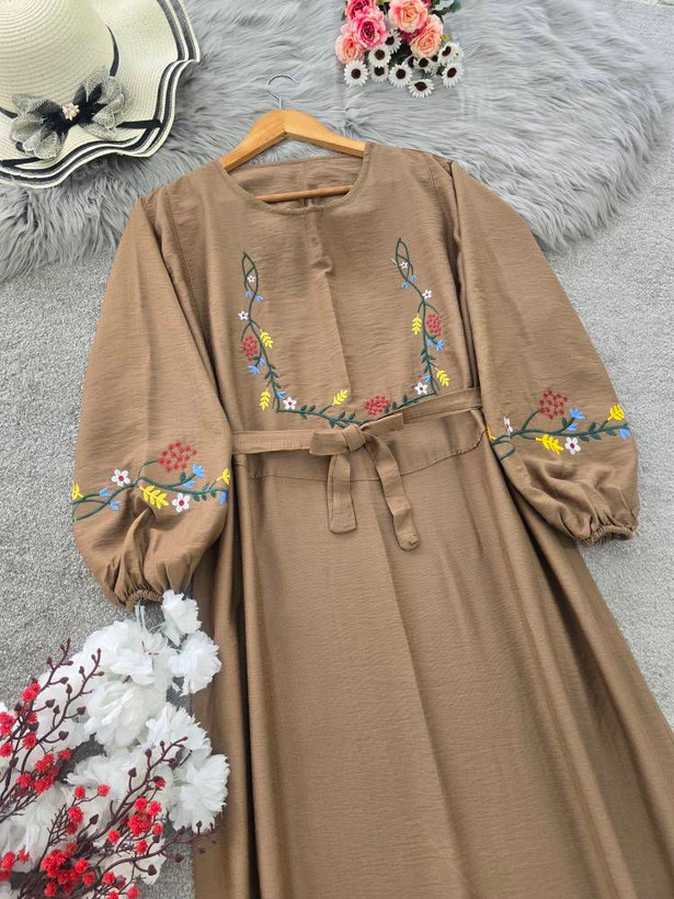 کفتان گلدوزی گلبرگ جنس بابوس