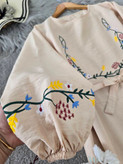 کفتان گلدوزی گلبرگ جنس بابوس