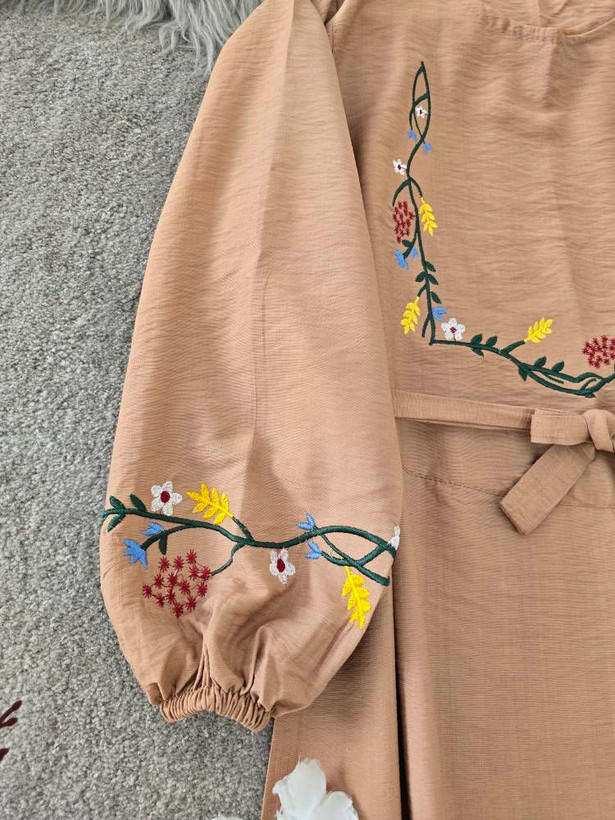 کفتان گلدوزی گلبرگ جنس بابوس