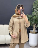 حراج شومیز مانتویی خاتون جنس شانتون راه راه دیپلمات درجه یک