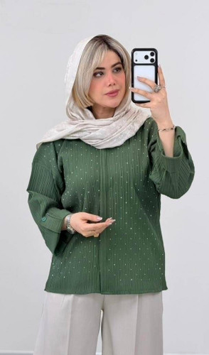 حراج شومیز نگینی مدل ویانا
