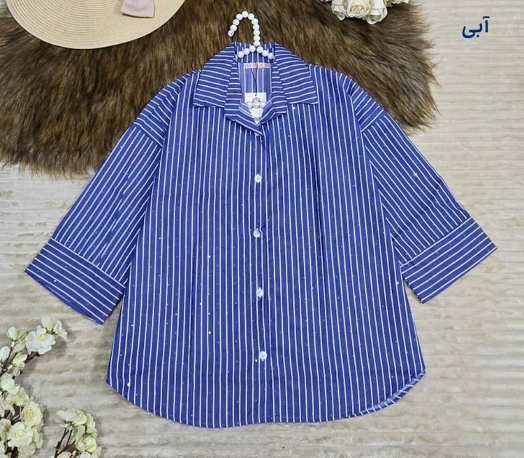 حراج شومیز نگینی راه راه
