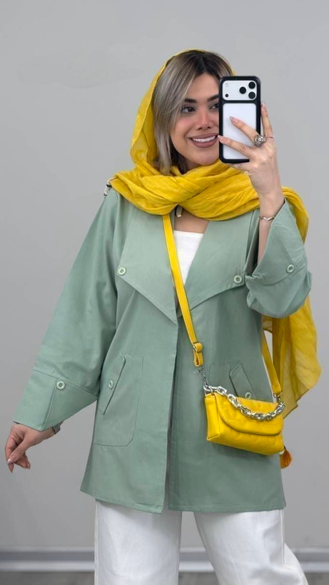 حراج مانتو لنین یقه انگلیسی رونیا