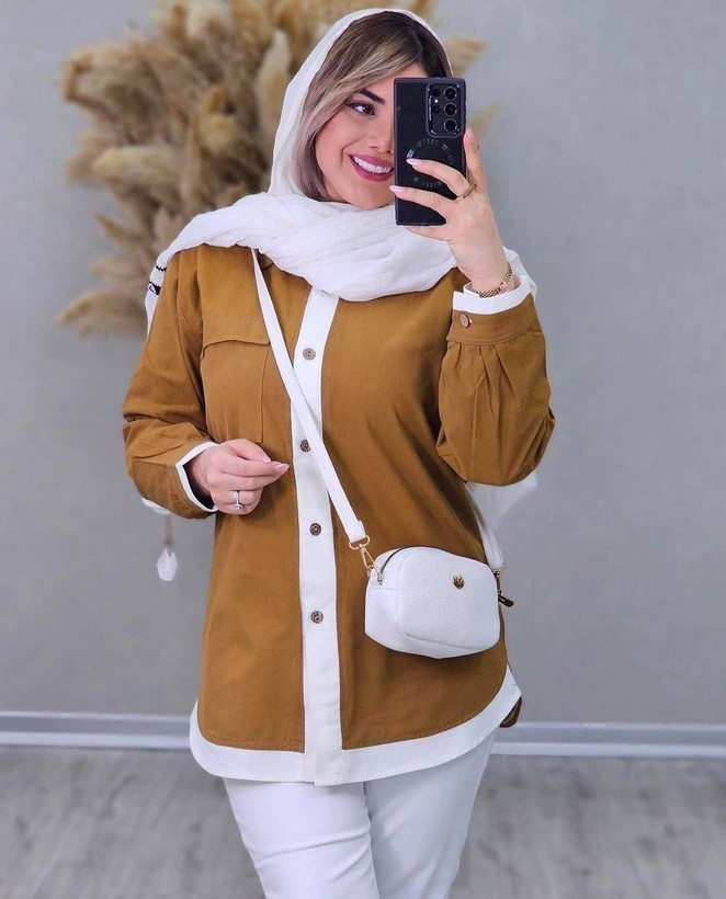 مانتو لنین دورنگ نچرال اعلا