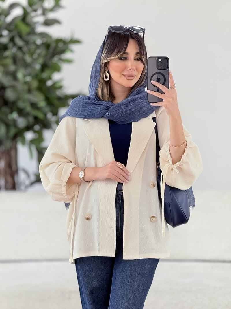 کت آستین بندی شبنم