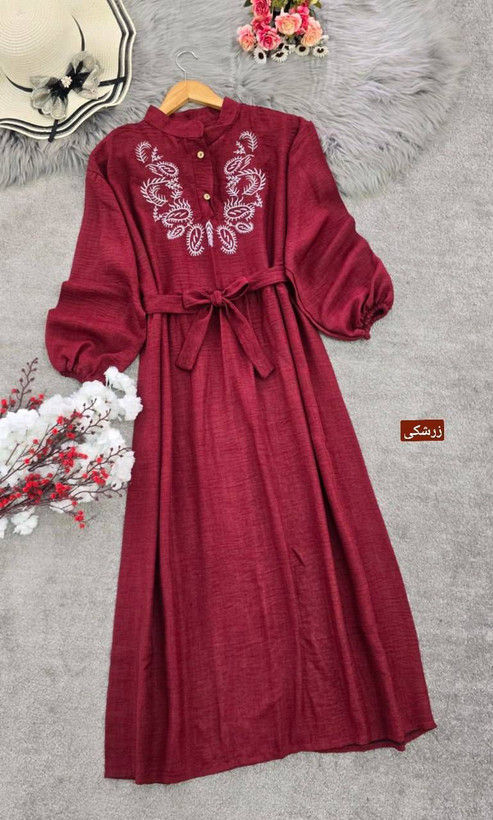 کفتان گلدوزی ترمه جنس شانتون