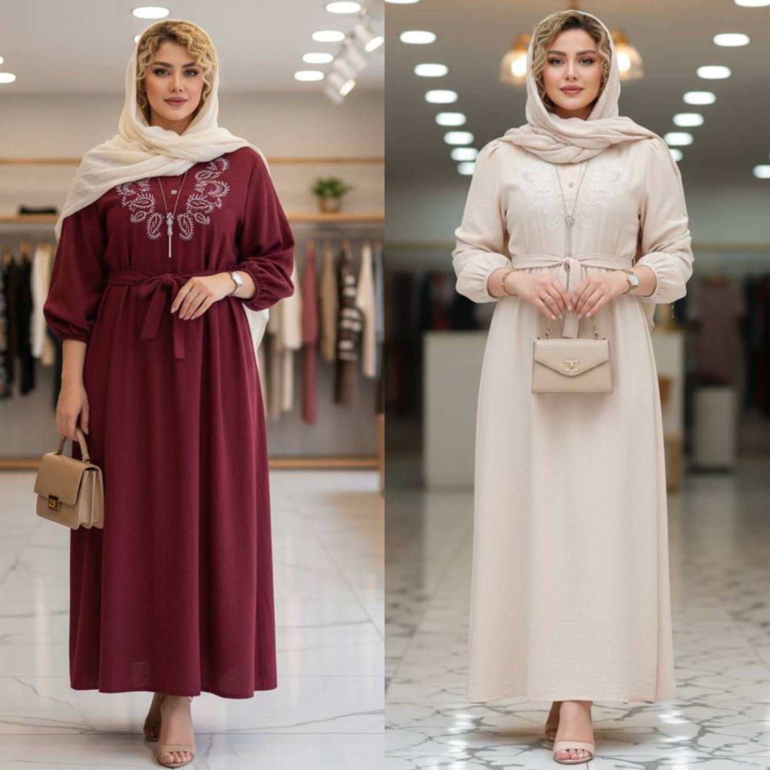 کفتان گلدوزی ترمه جنس شانتون