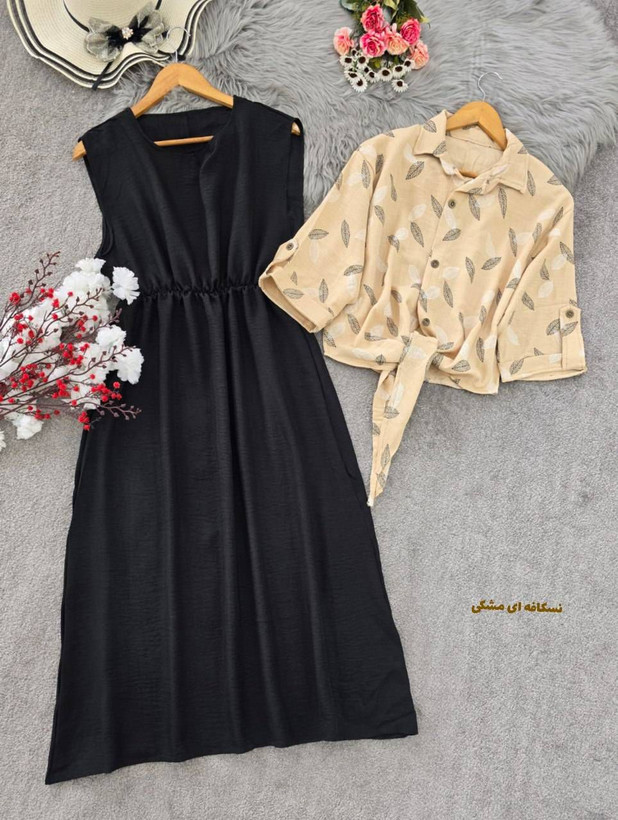 ست شومیز گره ای و سارافون شایلی