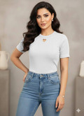 کراپ تیشرت قلبی جنس فانریپ کبریتی اعلا