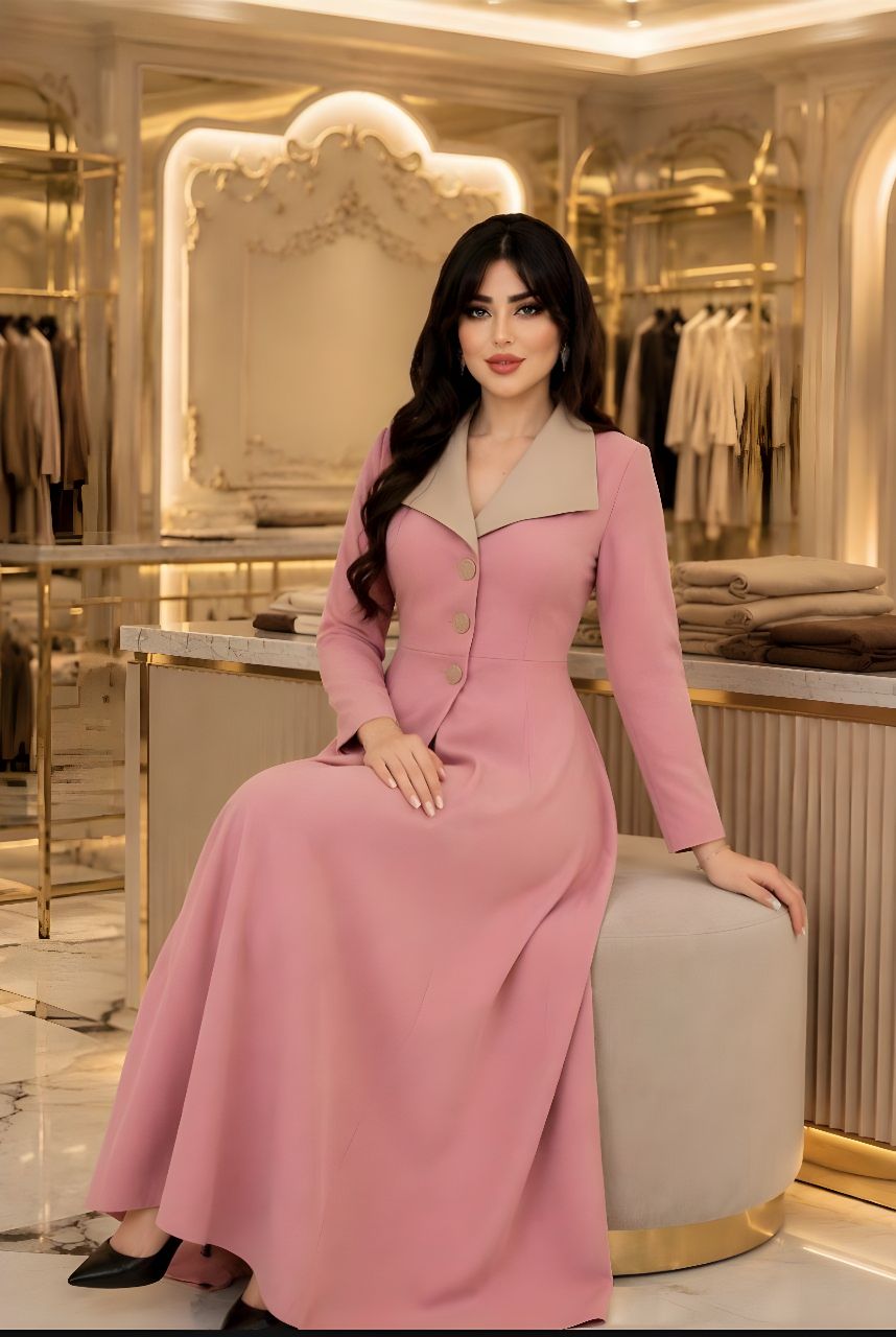 پیراهن بلند زهره جنس مازراتی