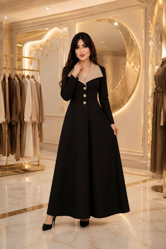 پیراهن بلند زهره جنس مازراتی