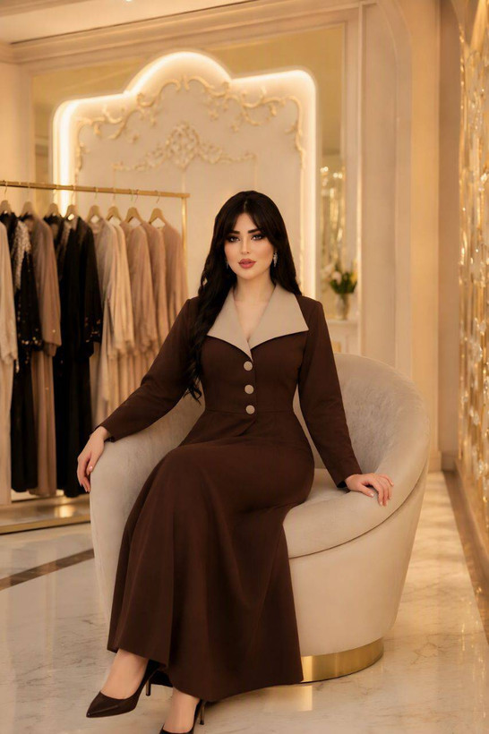 پیراهن بلند زهره جنس مازراتی