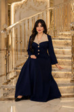 پیراهن بلند زهره جنس مازراتی