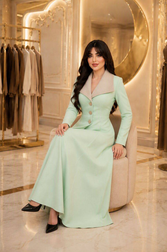 پیراهن بلند زهره جنس مازراتی