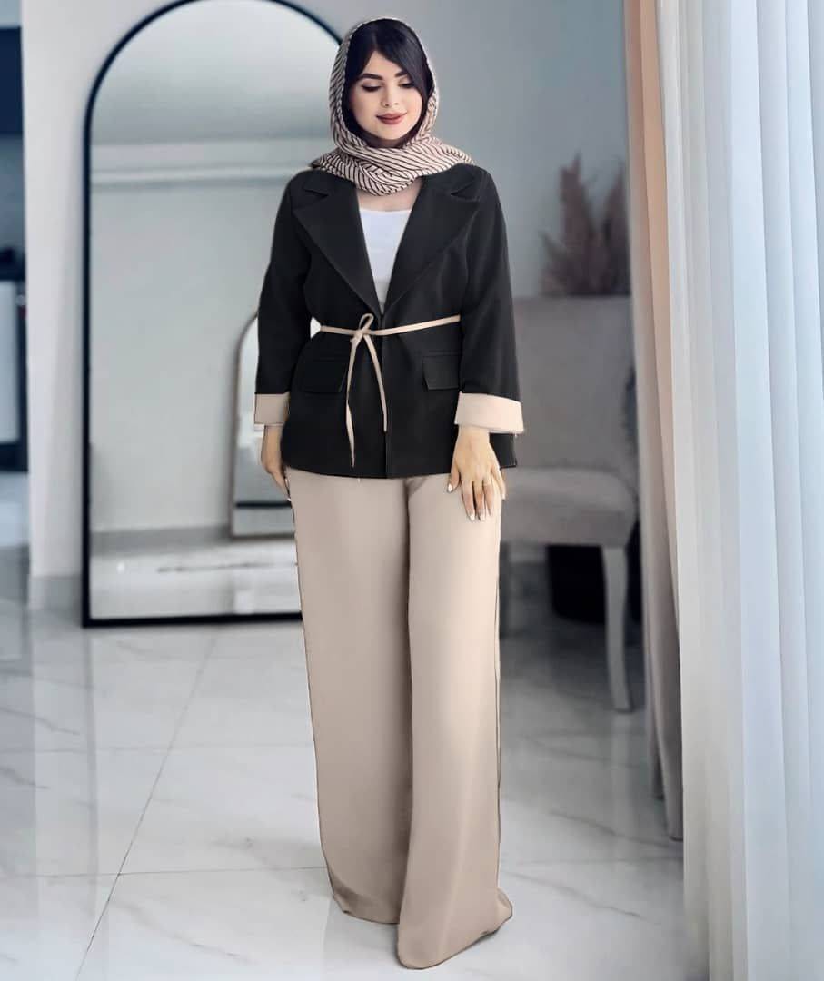 کت شلوار ستایش جنس مازراتی