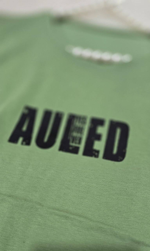تیشرت باکسی طرح AULED