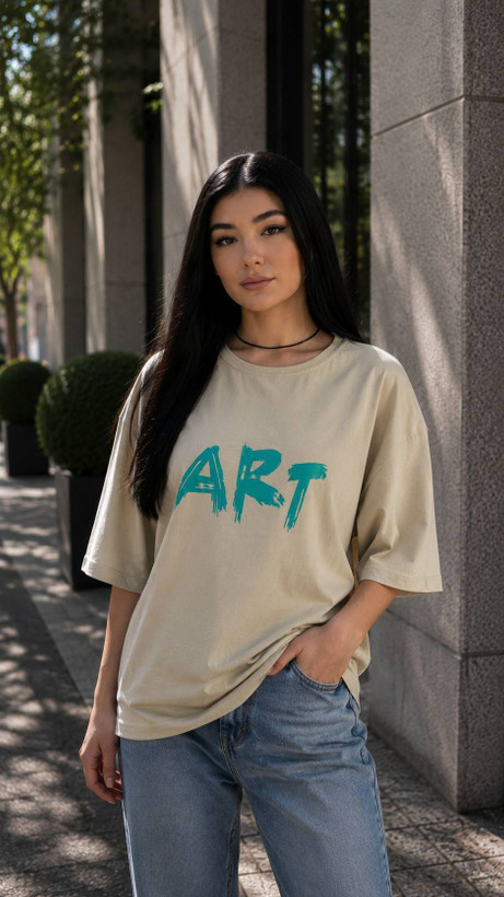 تیشرت باکسی ART پنبه