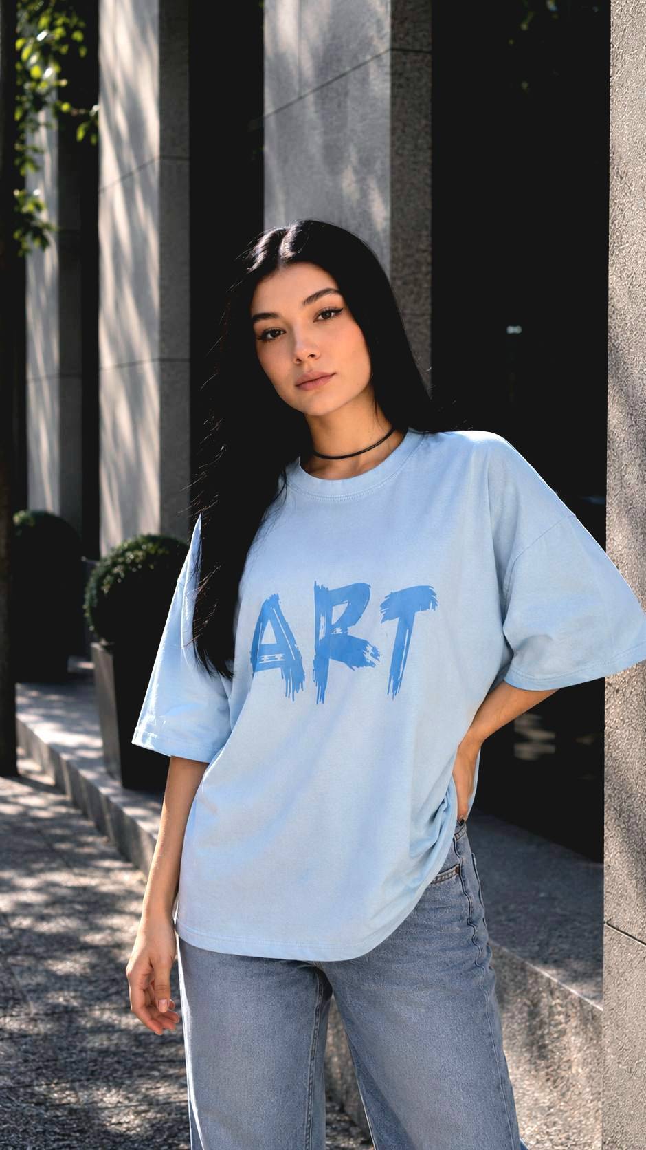 تیشرت باکسی ART پنبه