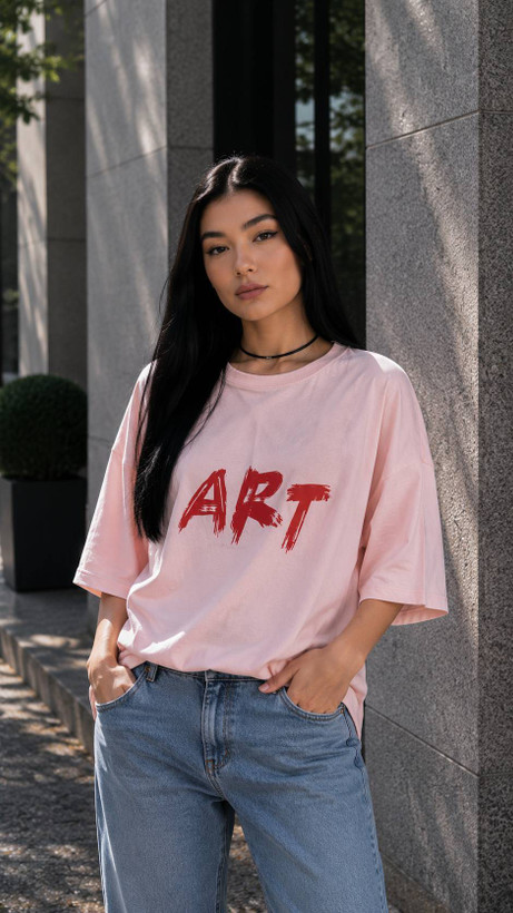 تیشرت باکسی ART پنبه