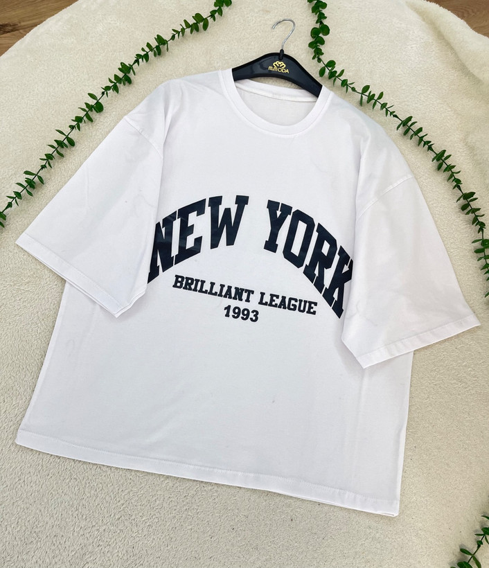 تیشرت باکسی NEW YORK سوپرپنبه