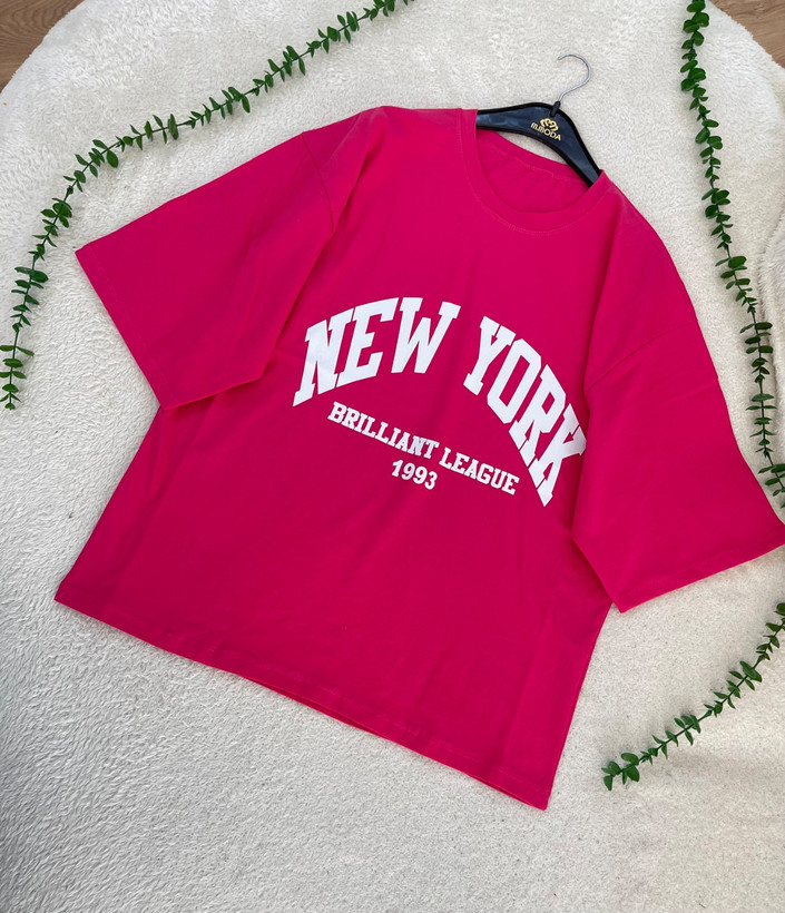 تیشرت باکسی NEW YORK سوپرپنبه