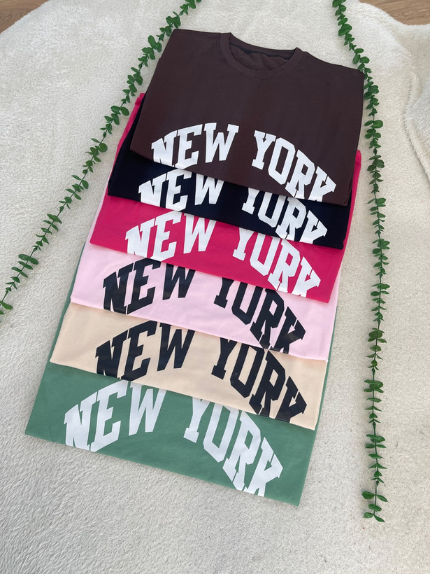 تیشرت باکسی NEW YORK سوپرپنبه
