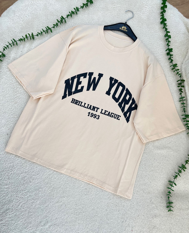تیشرت باکسی NEW YORK سوپرپنبه