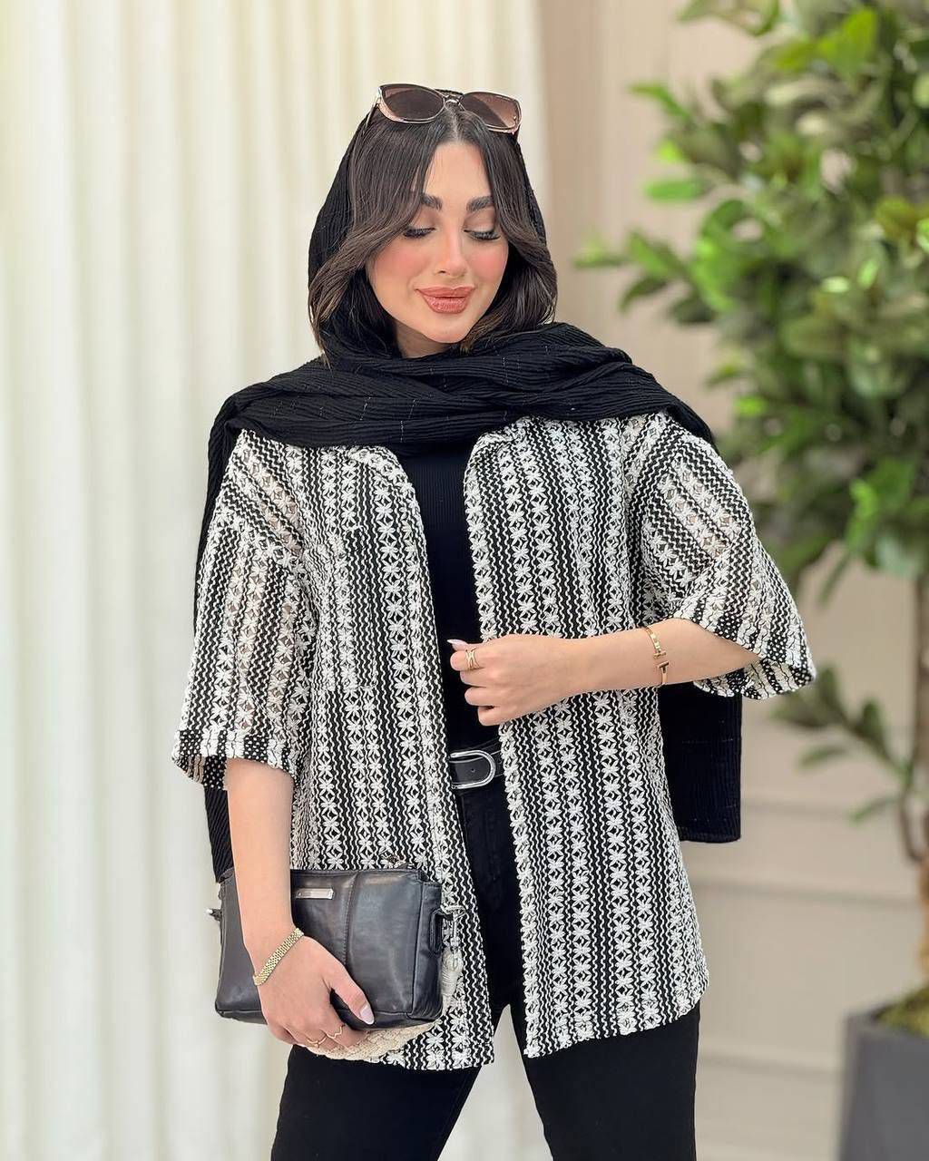 شومیز قلاب بافی هلن