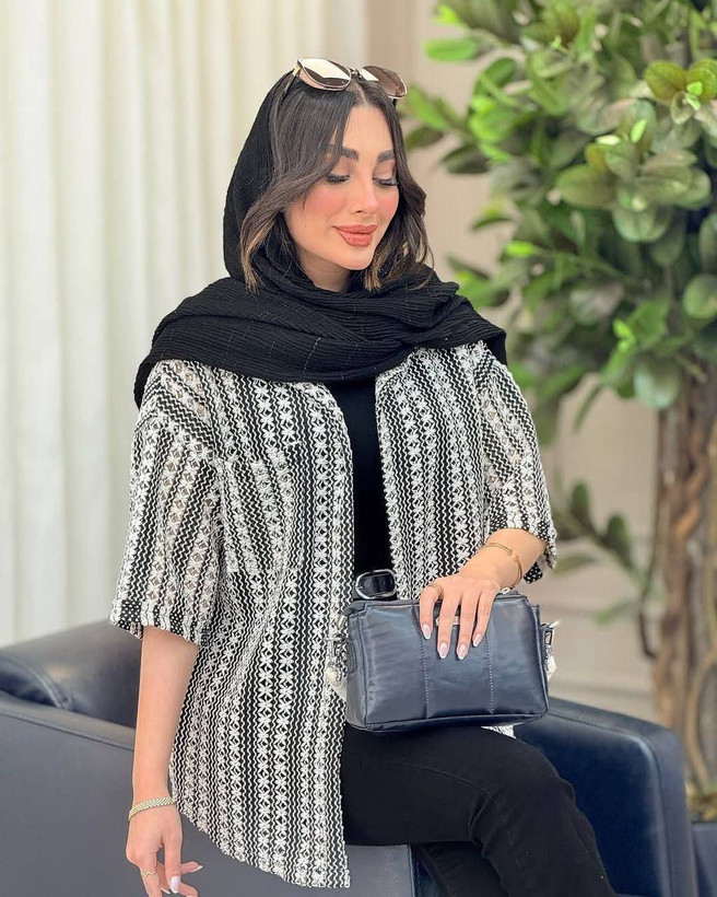 شومیز قلاب بافی هلن